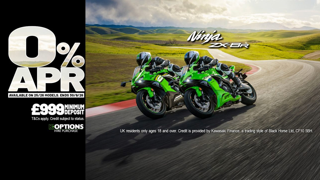  Kawasaki - 2025 and 2026MY Ninja ZX-6R now available with 0% APR HP