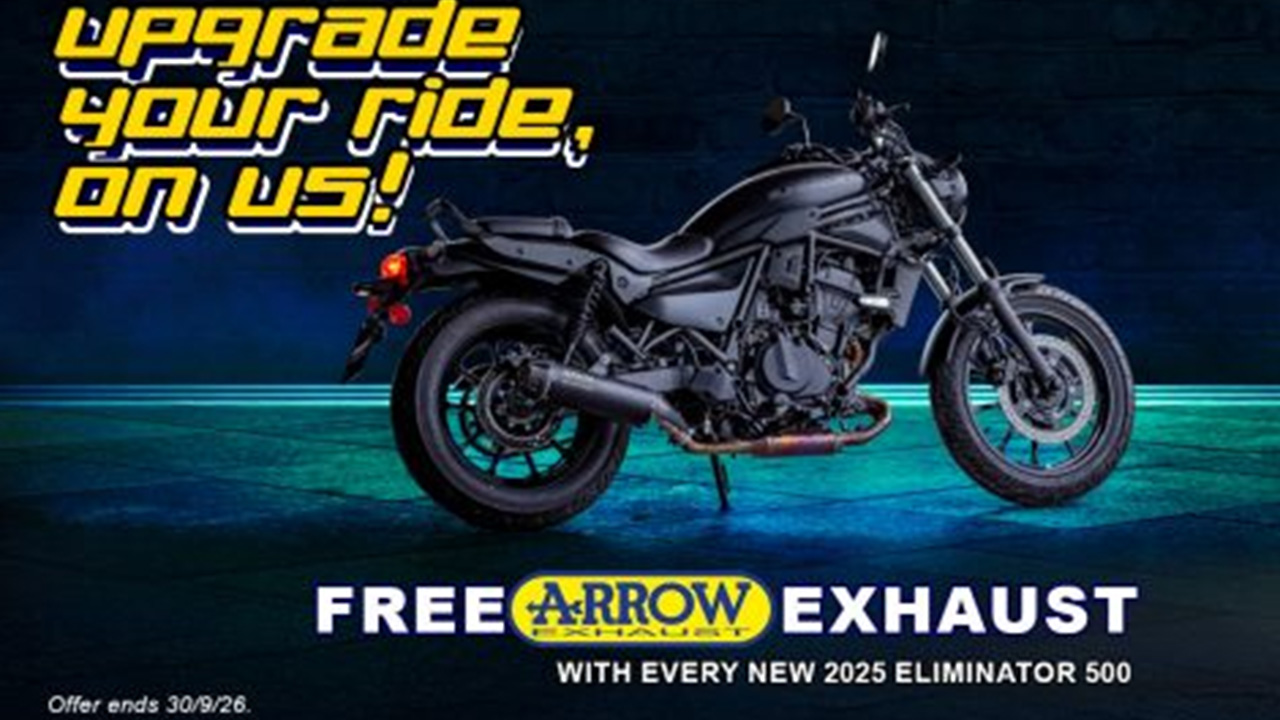  Kawasaki - Cruise away with a free Arrow exhaust!