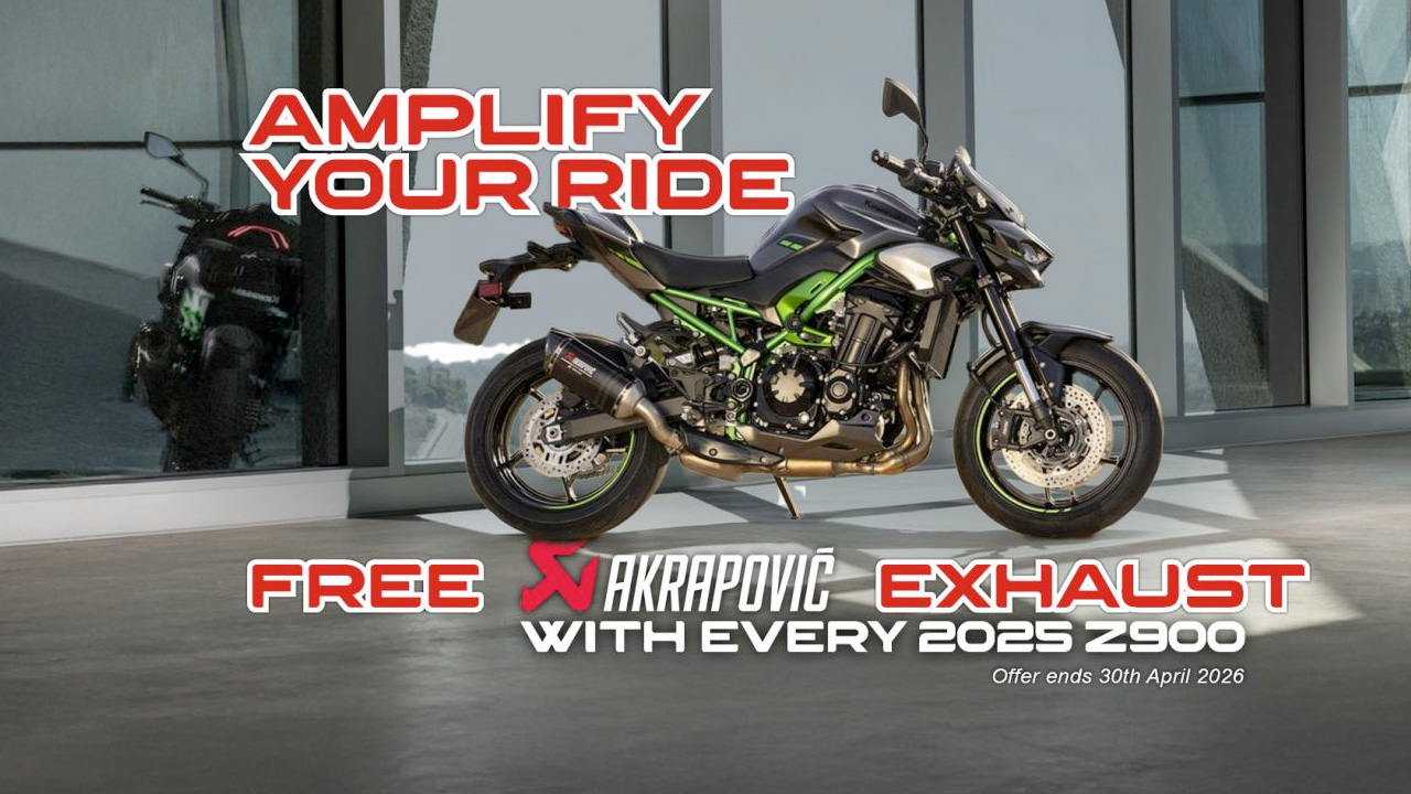  Kawasaki - Amplify your 2026 With A Free Z900 Exhaust Upgrade! 