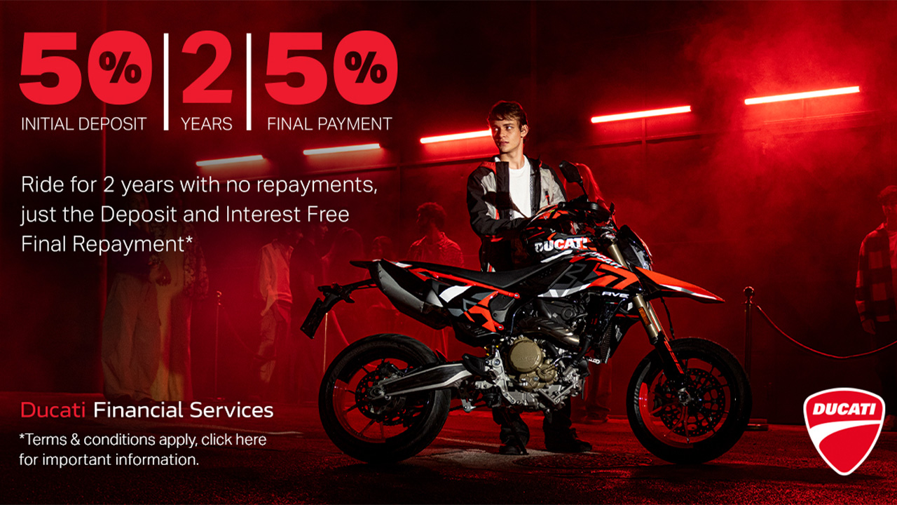 Ducati - Finance your new Hypermotard 698 Mono