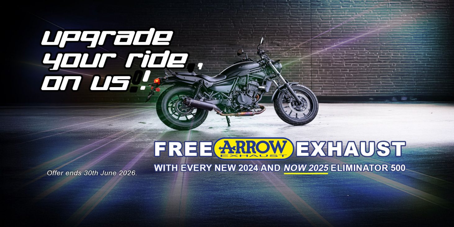  Kawasaki - Cruise away with a free Arrow exhaust!