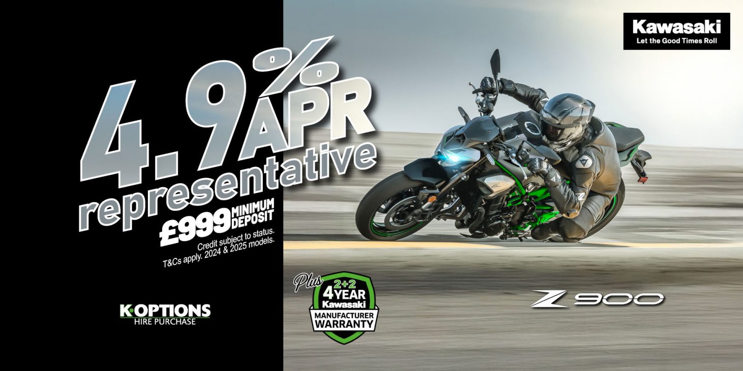  Kawasaki - Ride away on your dream Kawasaki this New Year