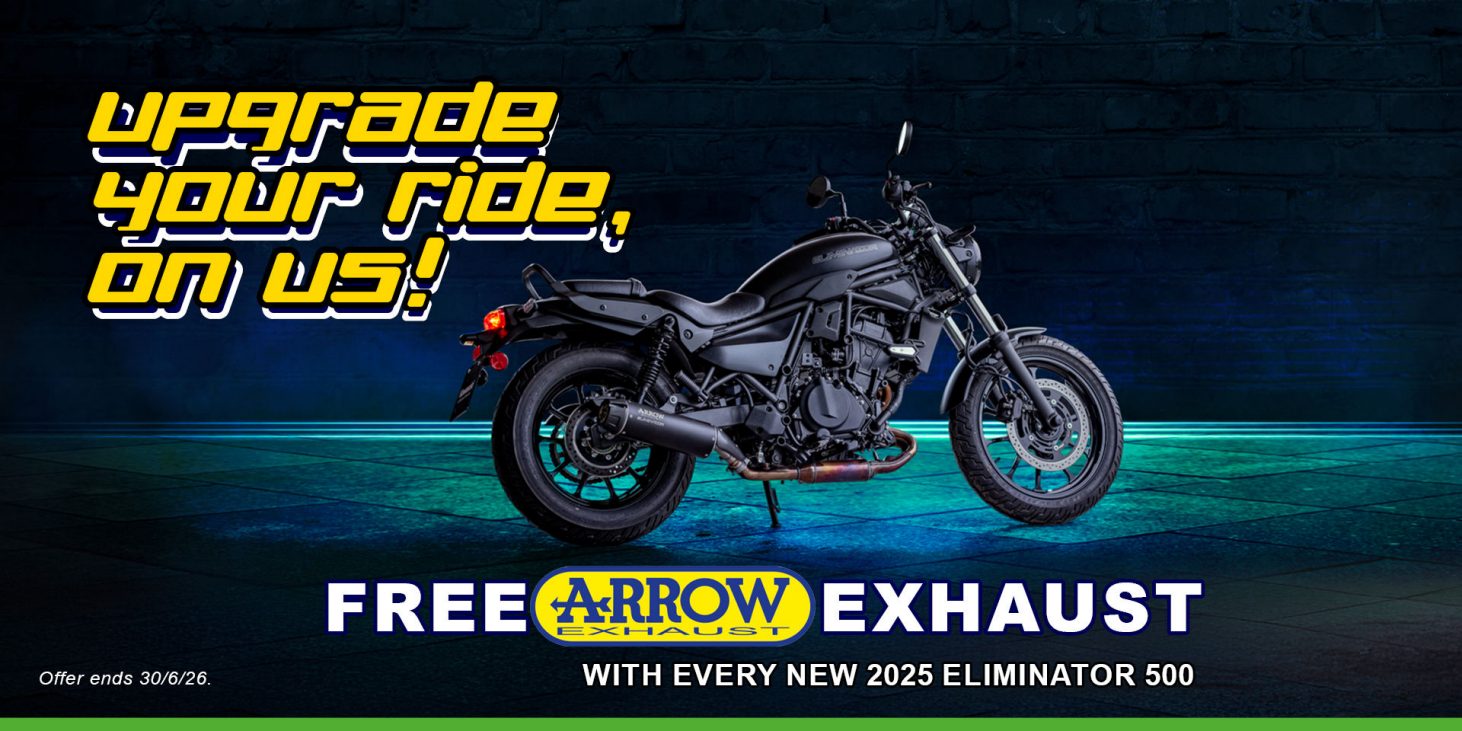  Kawasaki - Cruise away with a free Arrow exhaust!
