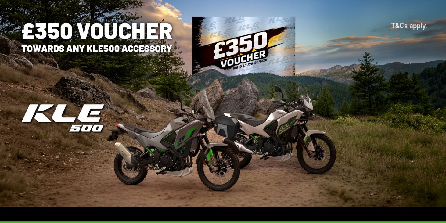  Kawasaki - Adventure Awaits With KLE500 ‘Your Choice’ Offer