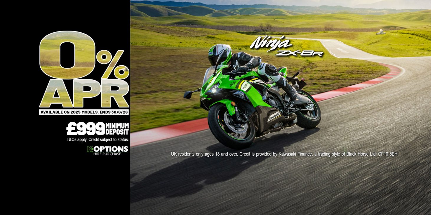  Kawasaki - 2025MY Ninja ZX-6R now available with 0% APR HP