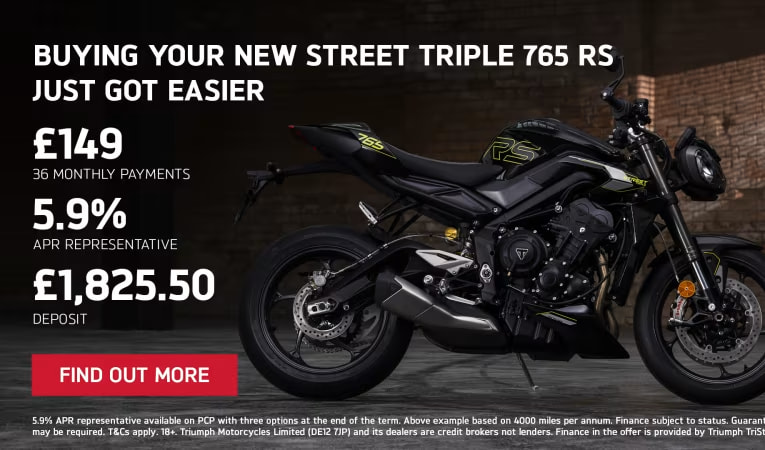 Triumph - BUYING YOUR NEW STREET TRIPLE 765 RS JUST GOT EASIER