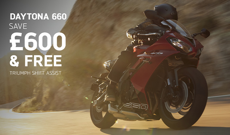 Triumph - Buying Your New Daytona 660 Just Got Easier