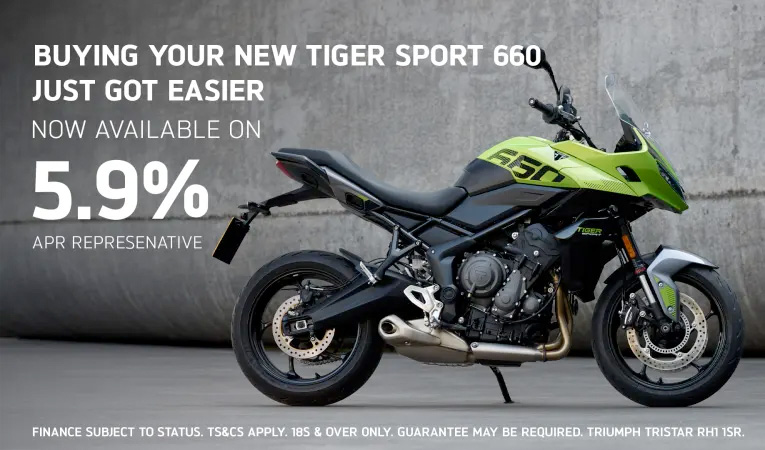 Triumph - Buying your new Tiger Sport 660 just got easier 