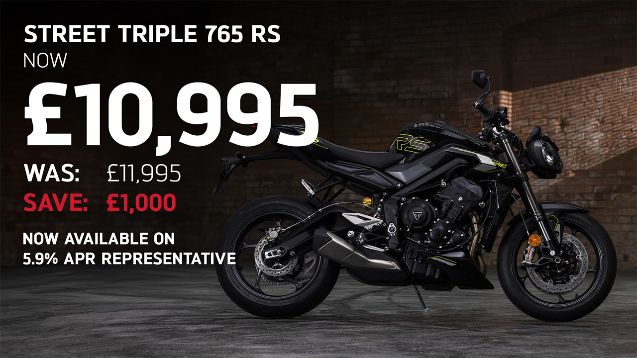Triumph - BUYING YOUR NEW STREET TRIPLE 765 RS JUST GOT EASIER