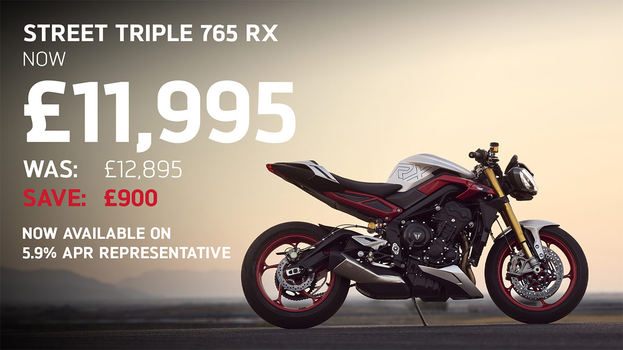 Triumph - BUYING YOUR NEW STREET TRIPLE 765 RX JUST GOT EASIER