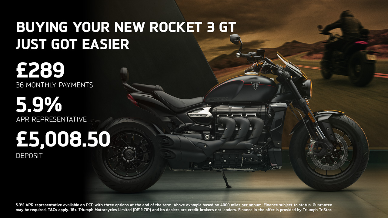 Triumph - BUYING YOUR NEW ROCKET 3 GT JUST GOT EASIER
