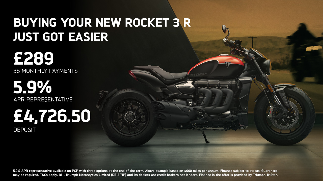 Triumph - BUYING YOUR NEW ROCKET 3 R JUST GOT EASIER 