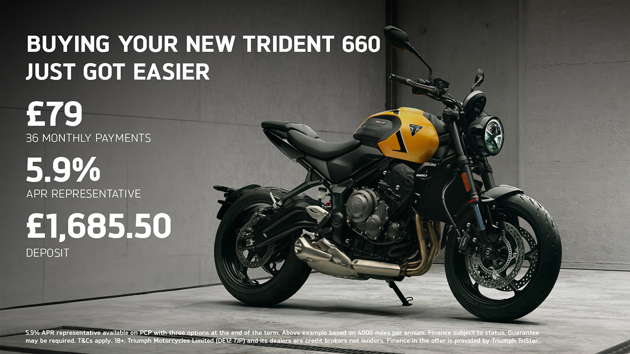 Triumph - Buying your new Trident 660 just got easier
