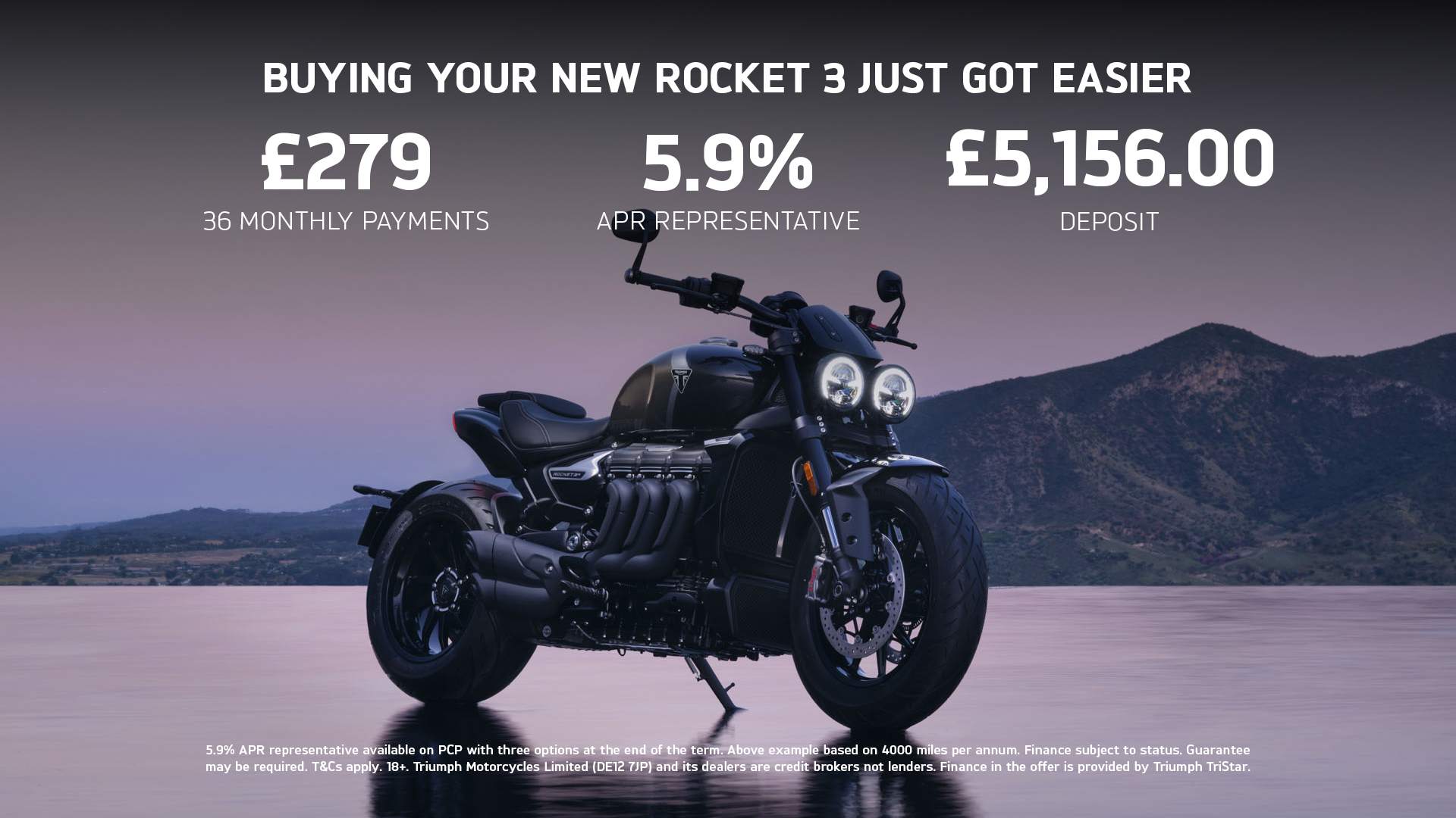 Triumph - BUYING YOUR NEW ROCKET 3 JUST GOT EASIER 