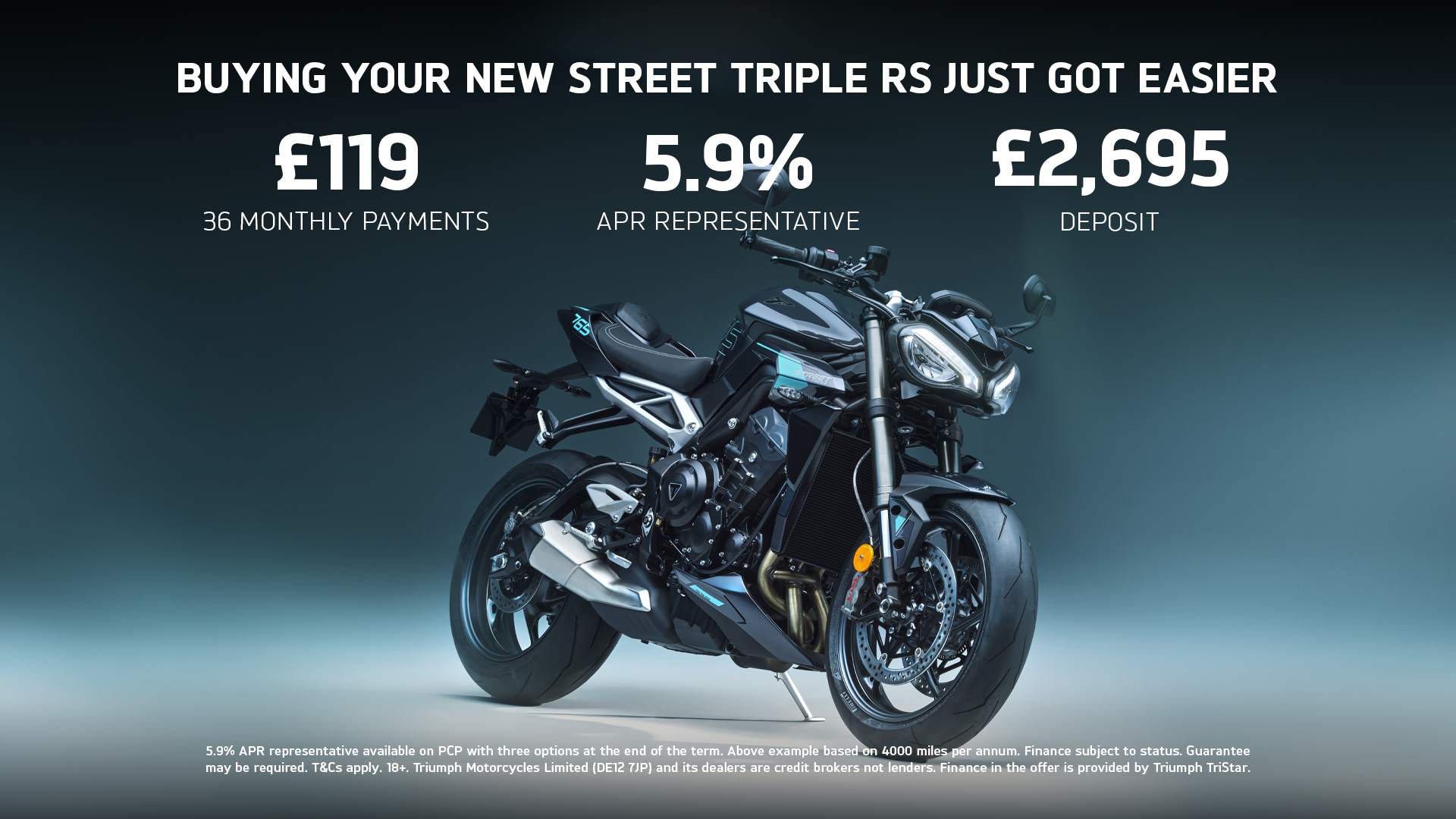 Triumph - BUYING YOUR NEW STREET TRIPLE 765 RS JUST GOT EASIER