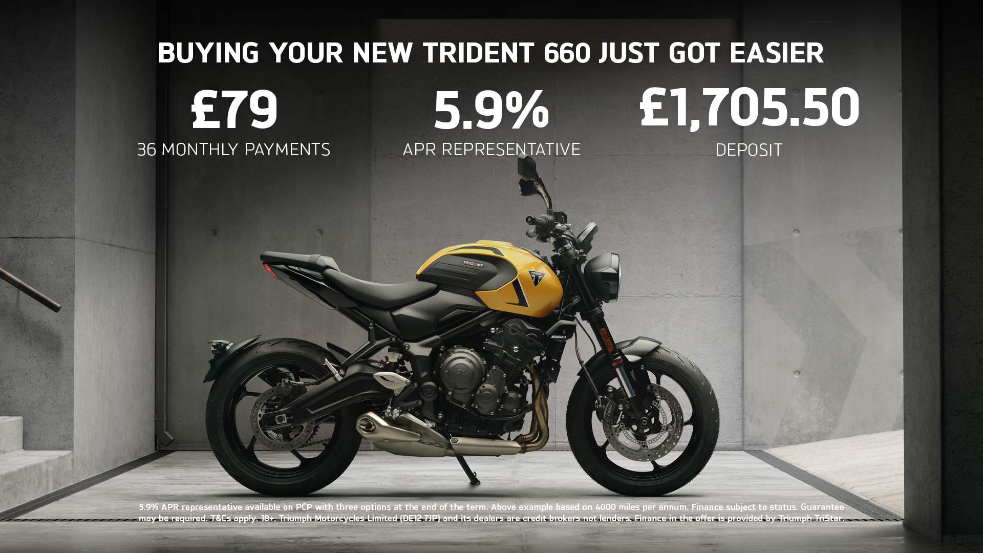 Triumph - Buying your new Trident 660 just got easier