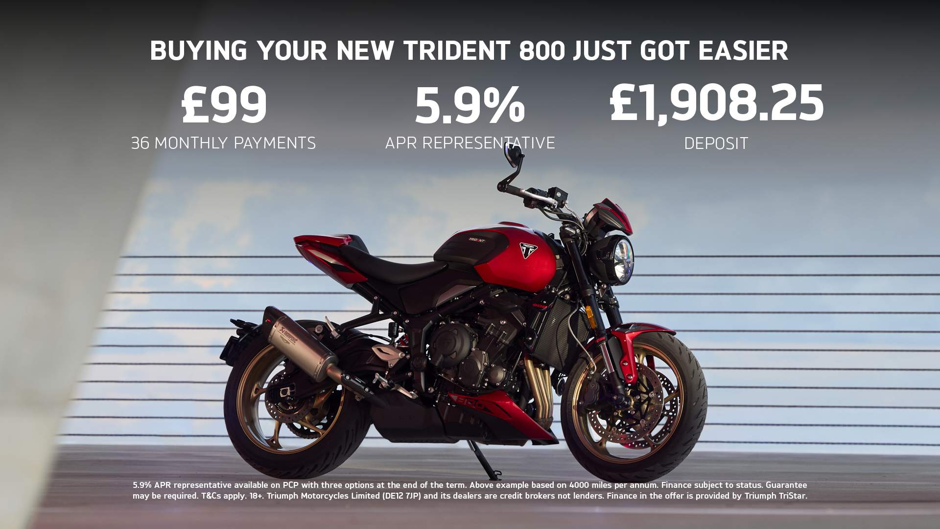 Triumph - Buying your new Trident 800 just got easier