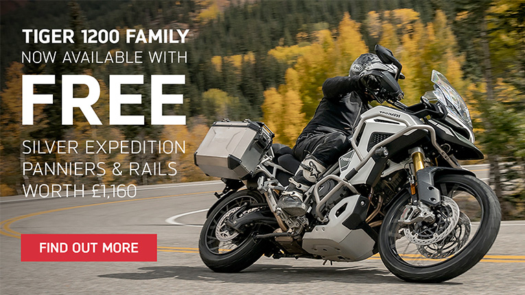 Triumph - Tiger 1200 Family (MY25) - NOW AVAILABLE WITH FREE SILVER EXPEDITION PANNIERS & RAILS