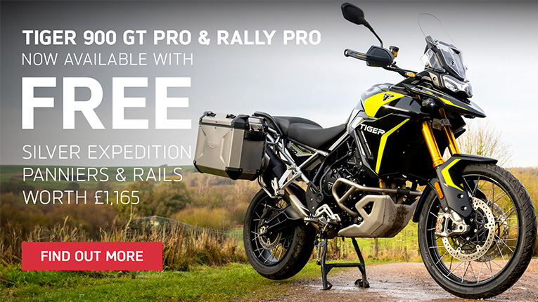 Triumph - Tiger 900 GT & Rally Pro - FREE SILVER PANNIERS & RAILS