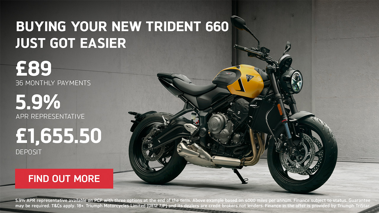 Triumph - Buying your new Trident 660 just got easier