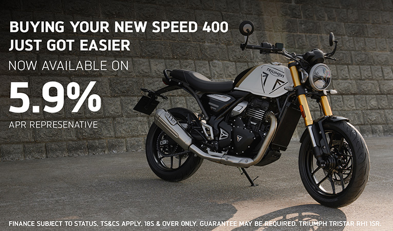 Triumph - Buying Your New Speed 400 Just Got Easier 